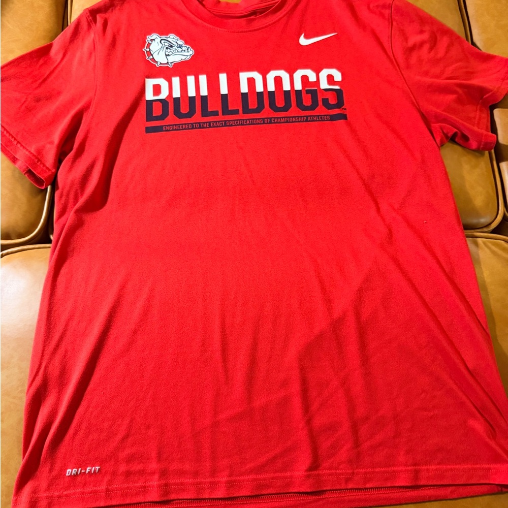 Nike Gonzaga Bulldogs Red Dri-FIT Team Tee